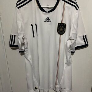 Adidas White Soccer Jersey